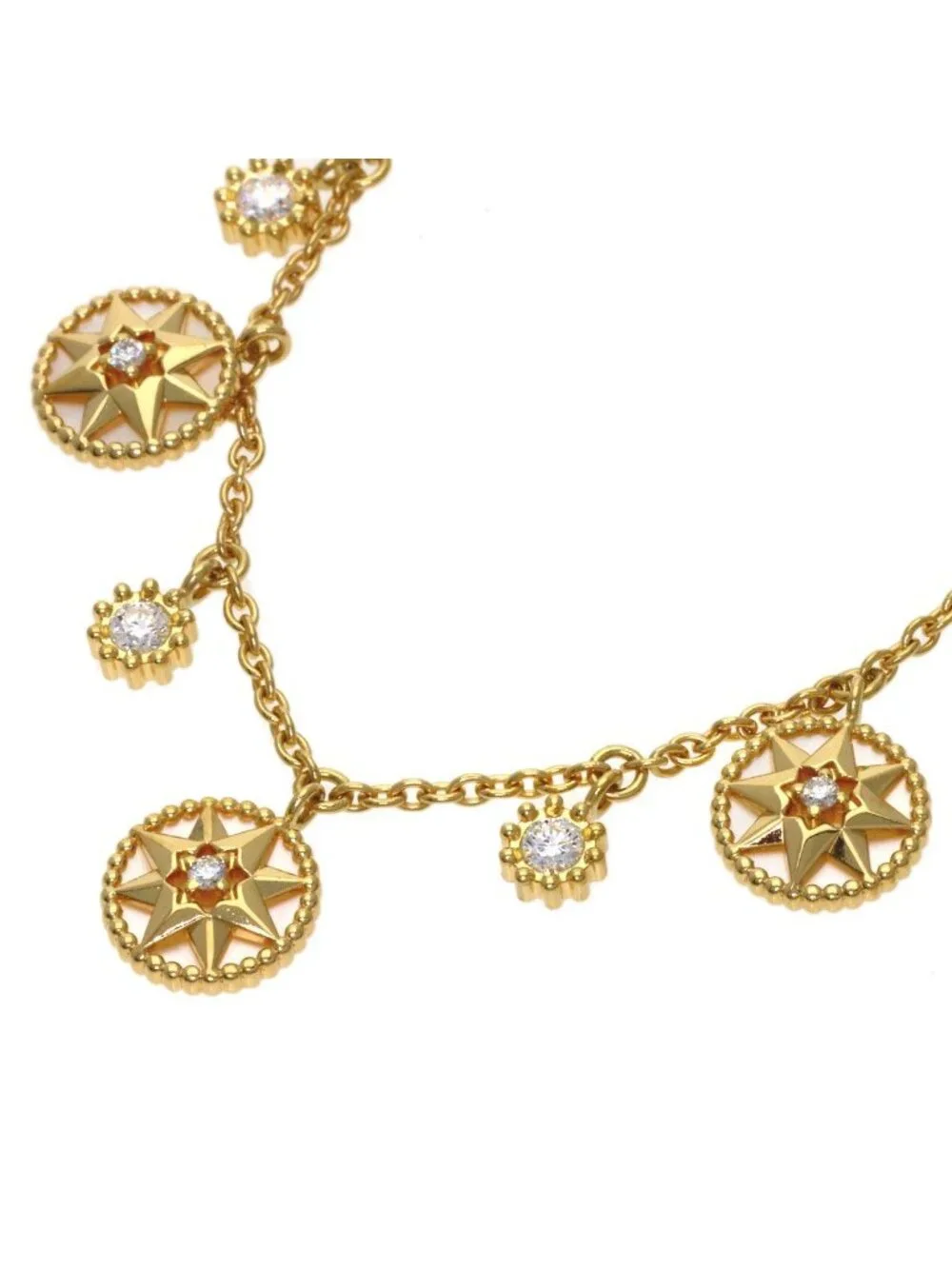 Dior Rose des Vents Diamond Bracelet 18K Yellow Gold